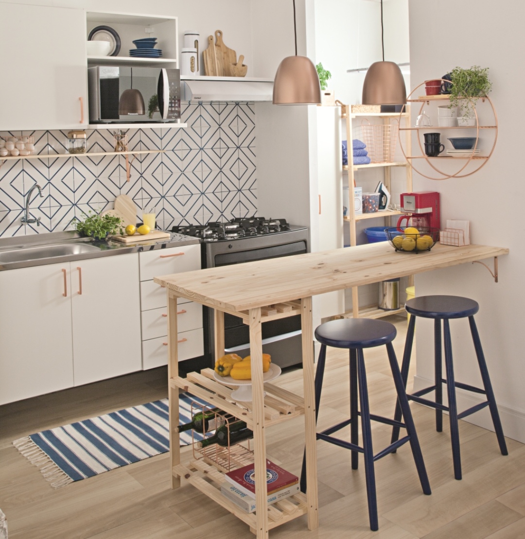como fazer bancada de para cozinha