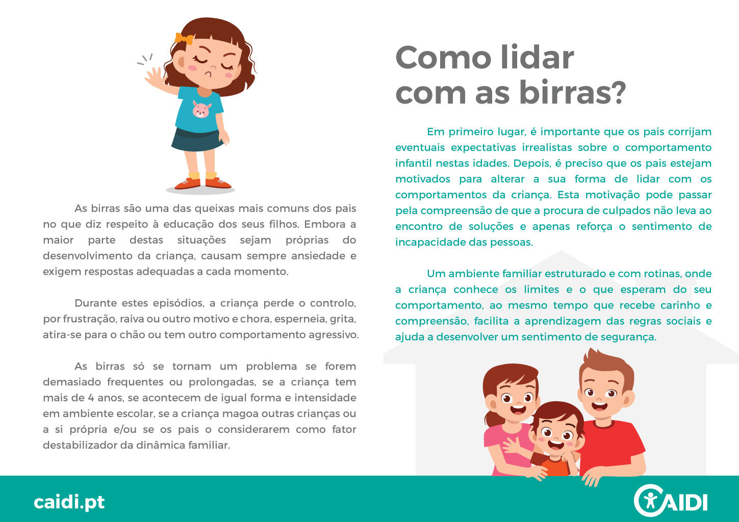 estratégias para acalmar criança birrenta