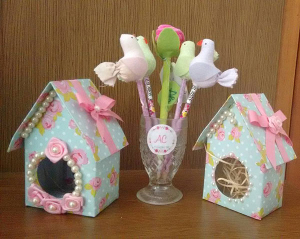 projeto sustentável casinha de passarinho