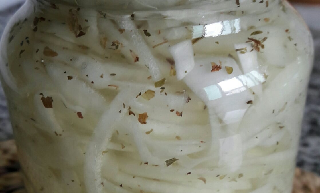 conserva de cebola roxa para salada