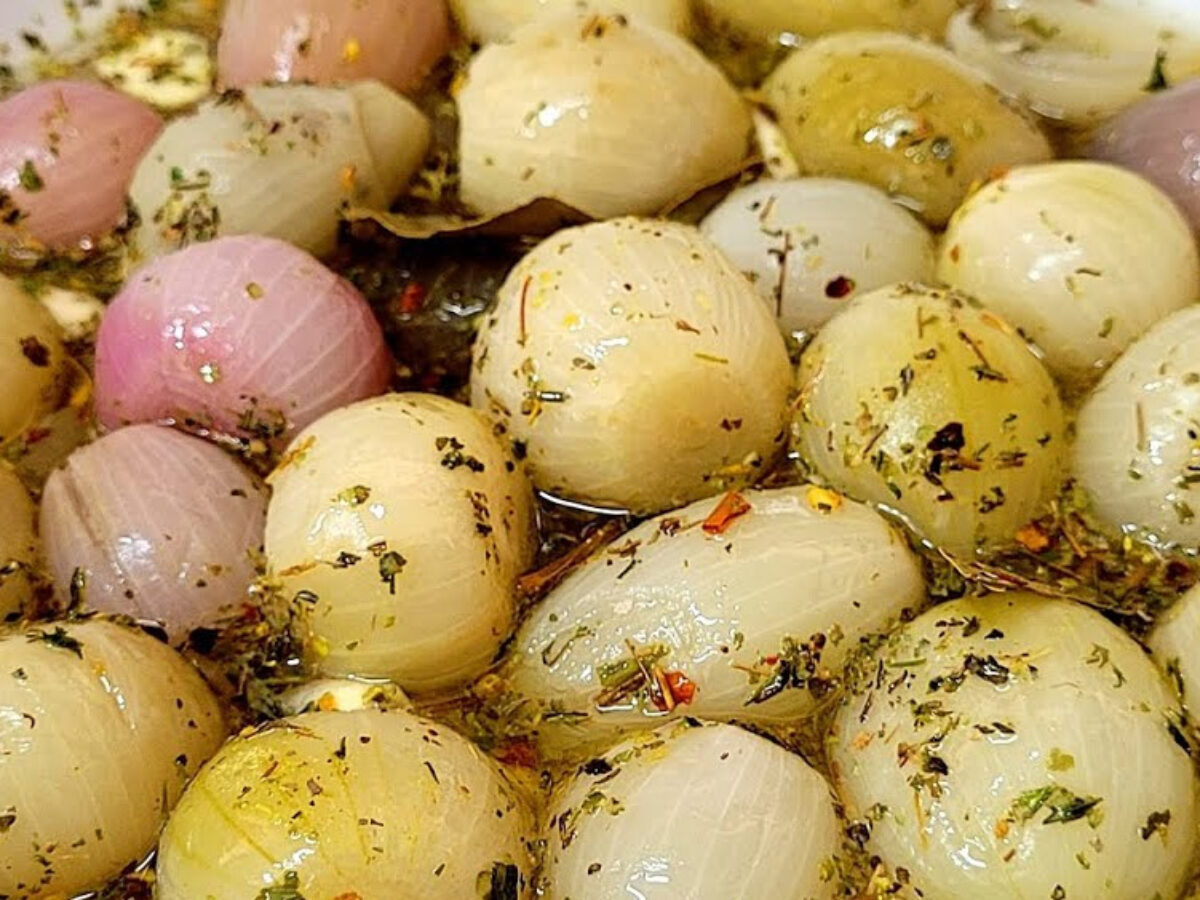 receita de cebola em conserva caseira