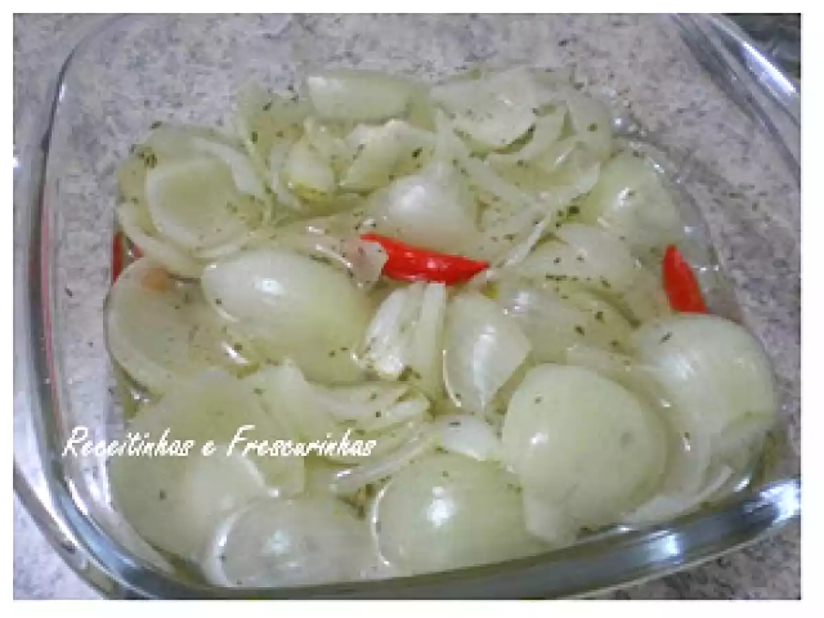 como fazer cebola em conserva