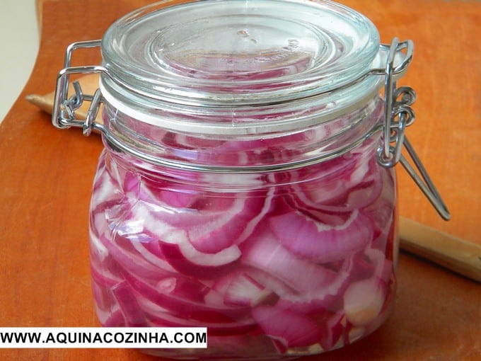 receita de cebola em conserva caseira