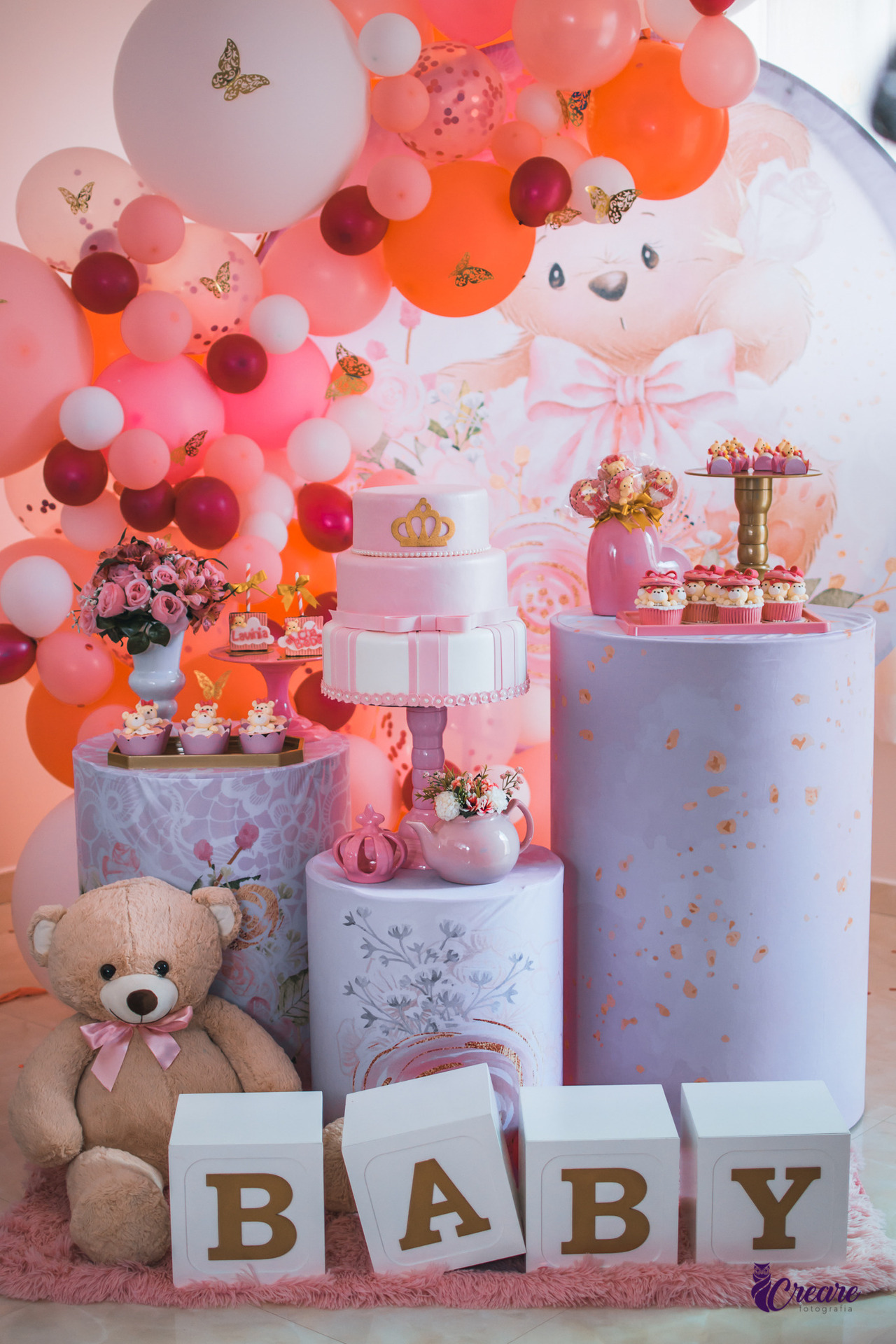 como fazer chá de bebê