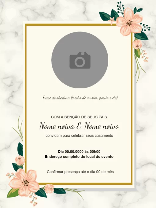 como fazer convite de casamento digital grátis