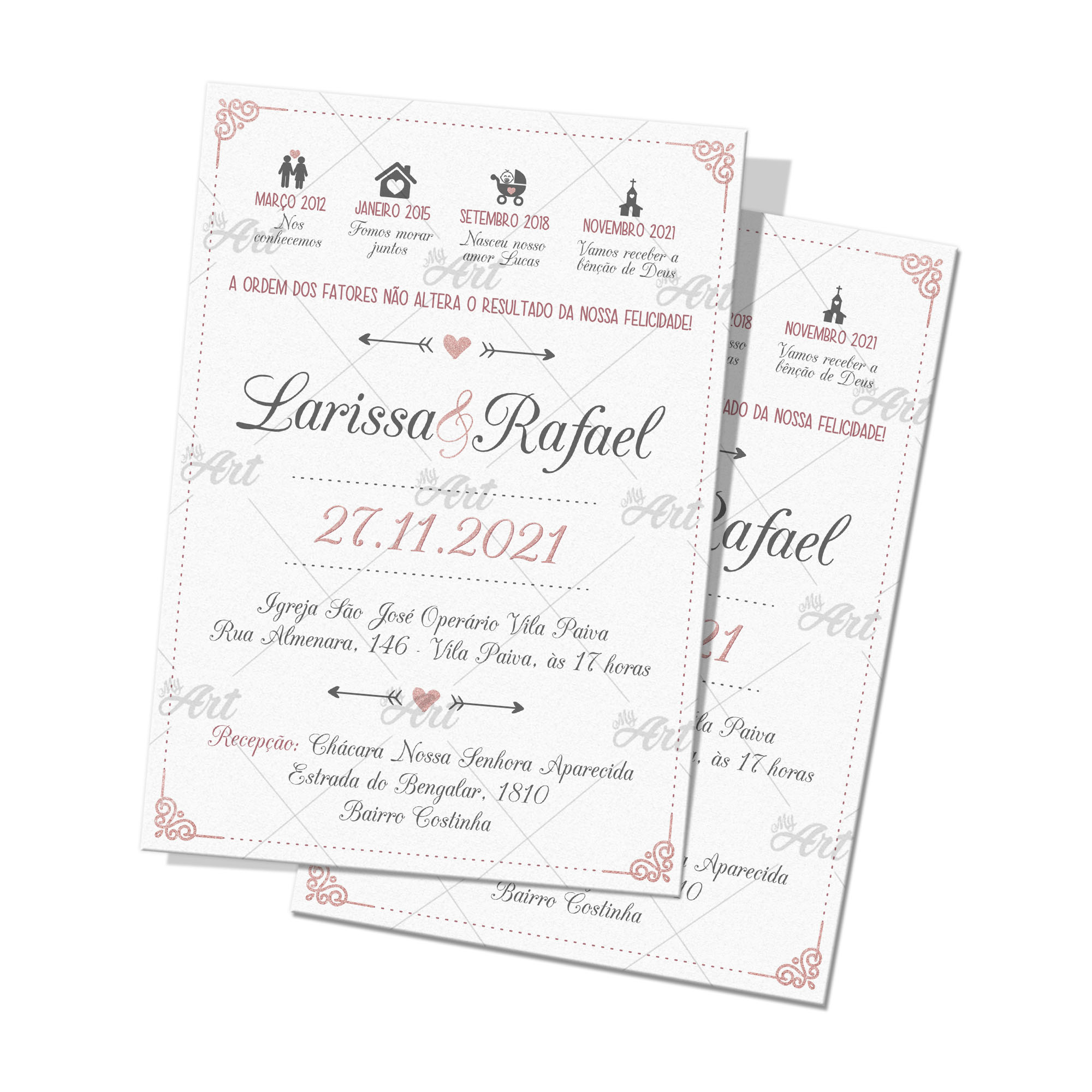 dicas de impressão de convite de casamento DIY