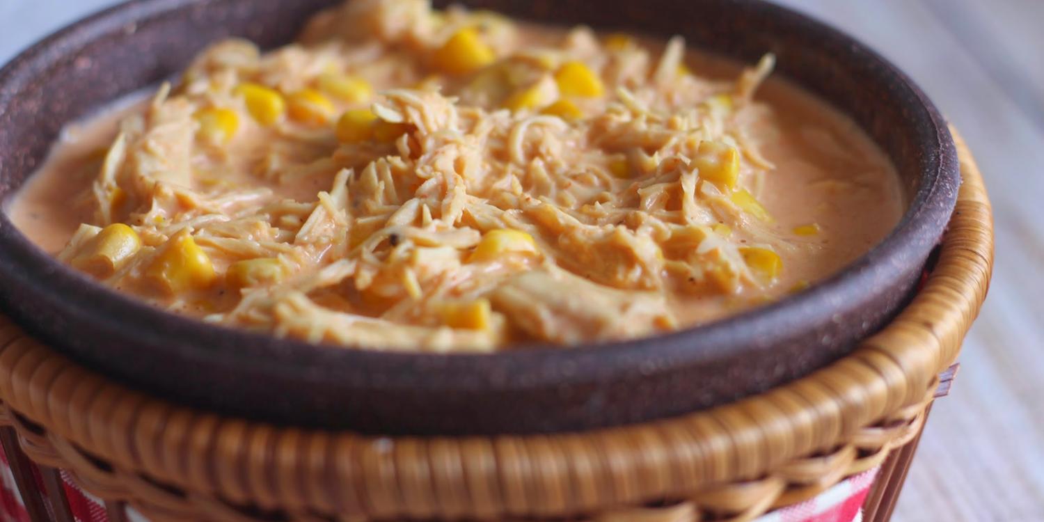 como fazer creme de galinha cremoso fácil