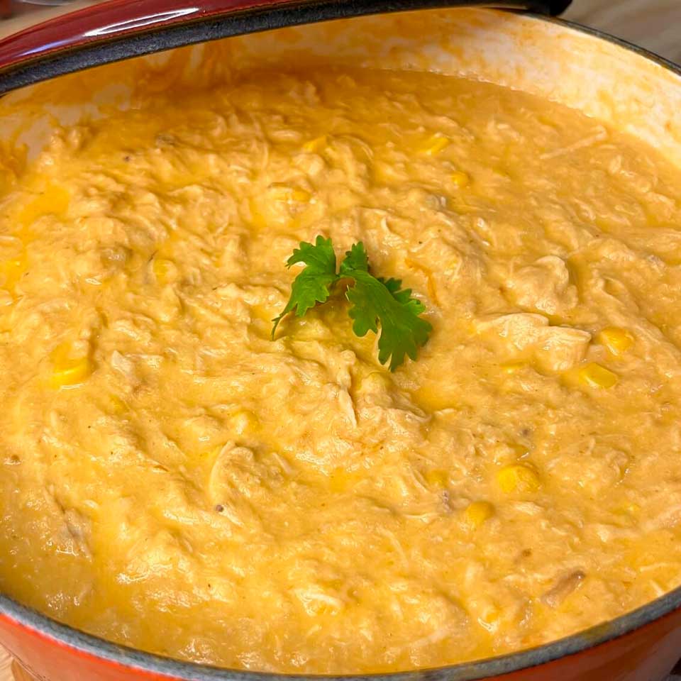 como fazer creme de galinha cremoso fácil