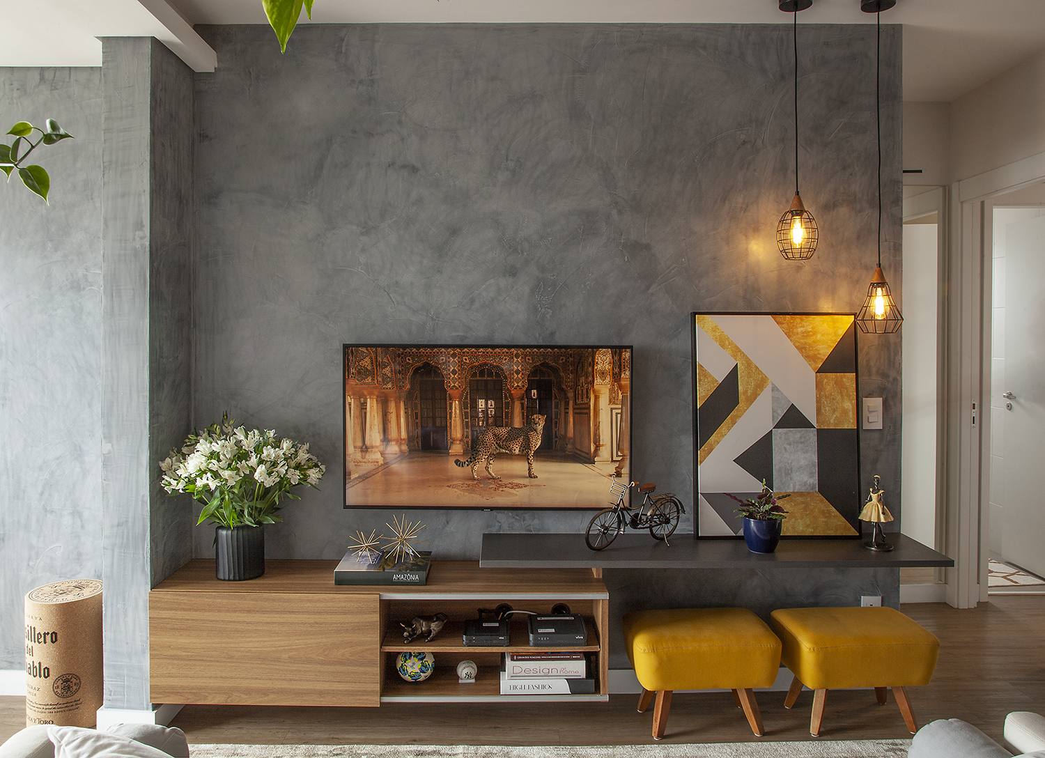 como fazer cuba de cimento marmorizado