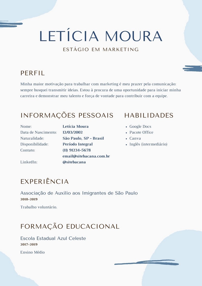 Currículo para primeiro emprego: Dicas e exemplos práticos