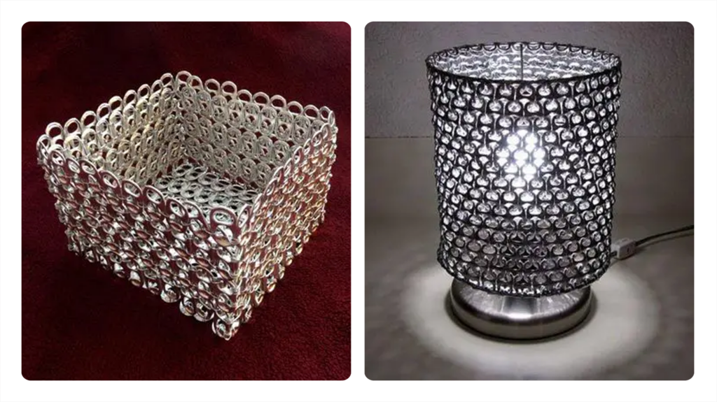 como fazer enfeite de natal com lacre de latinha