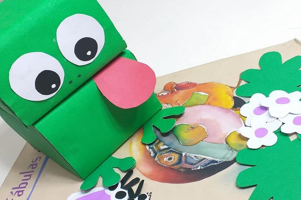 5 ideias de personagens para fantoches de caixa de leite