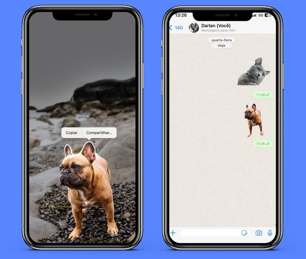 Como usar o criador de figurinhas do WhatsApp no iPhone