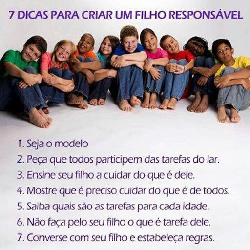 desenvolvimento de filhos responsáveis