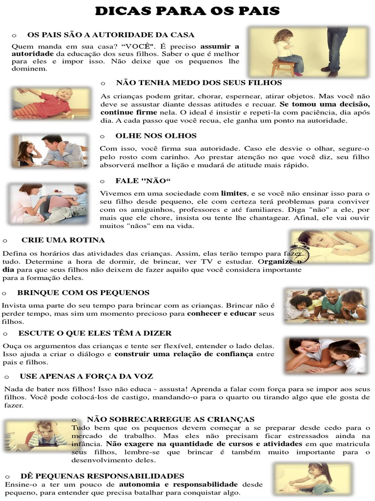 Como Fazer Filhos Serem Responsáveis e Autônomos