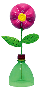 como fazer flor de garrafa pet