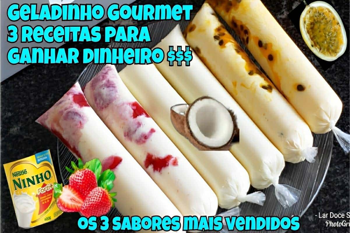 sabores de geladinho gourmet mais vendidos 2025