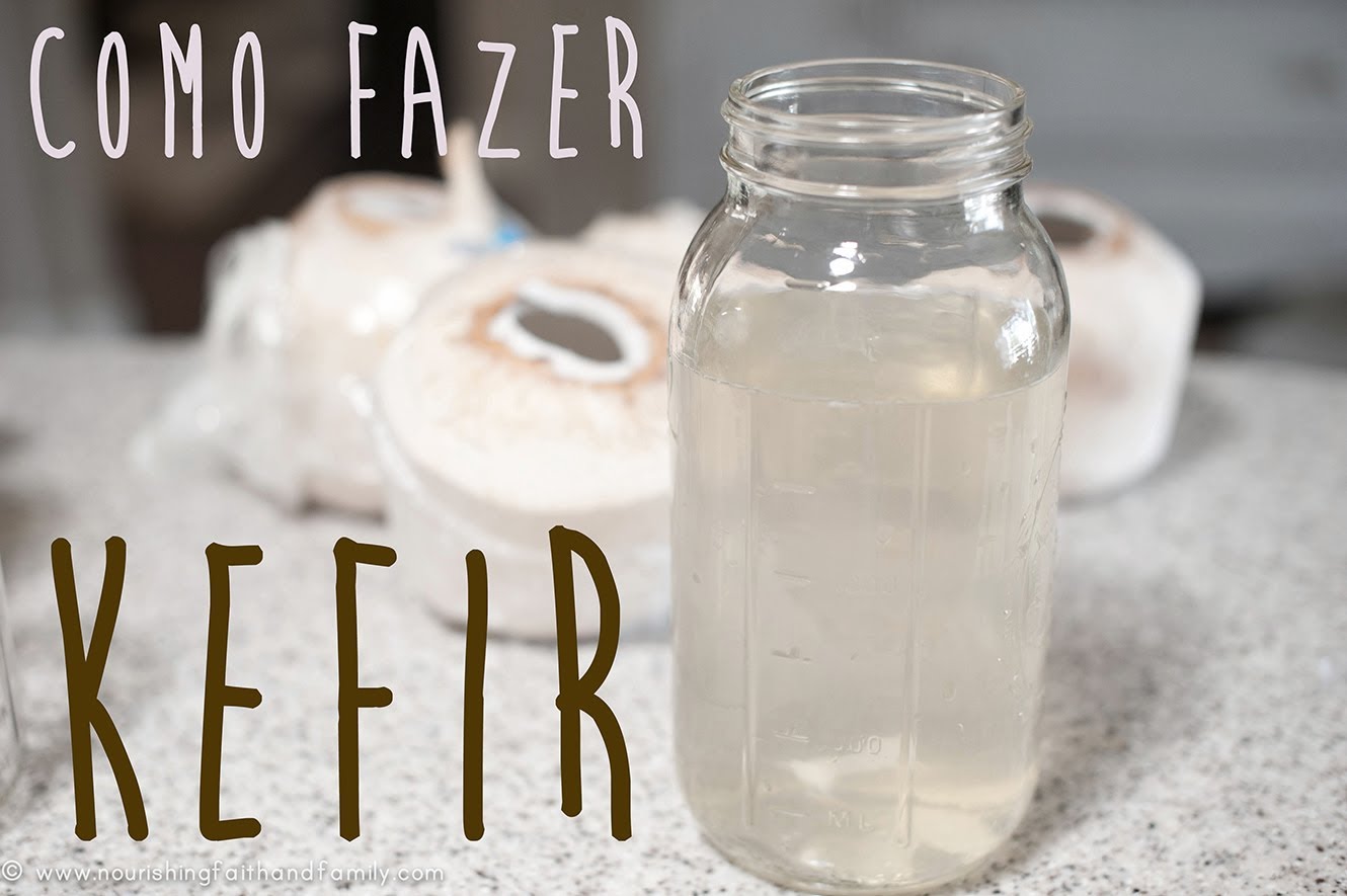como fazer kefir de leite em casa