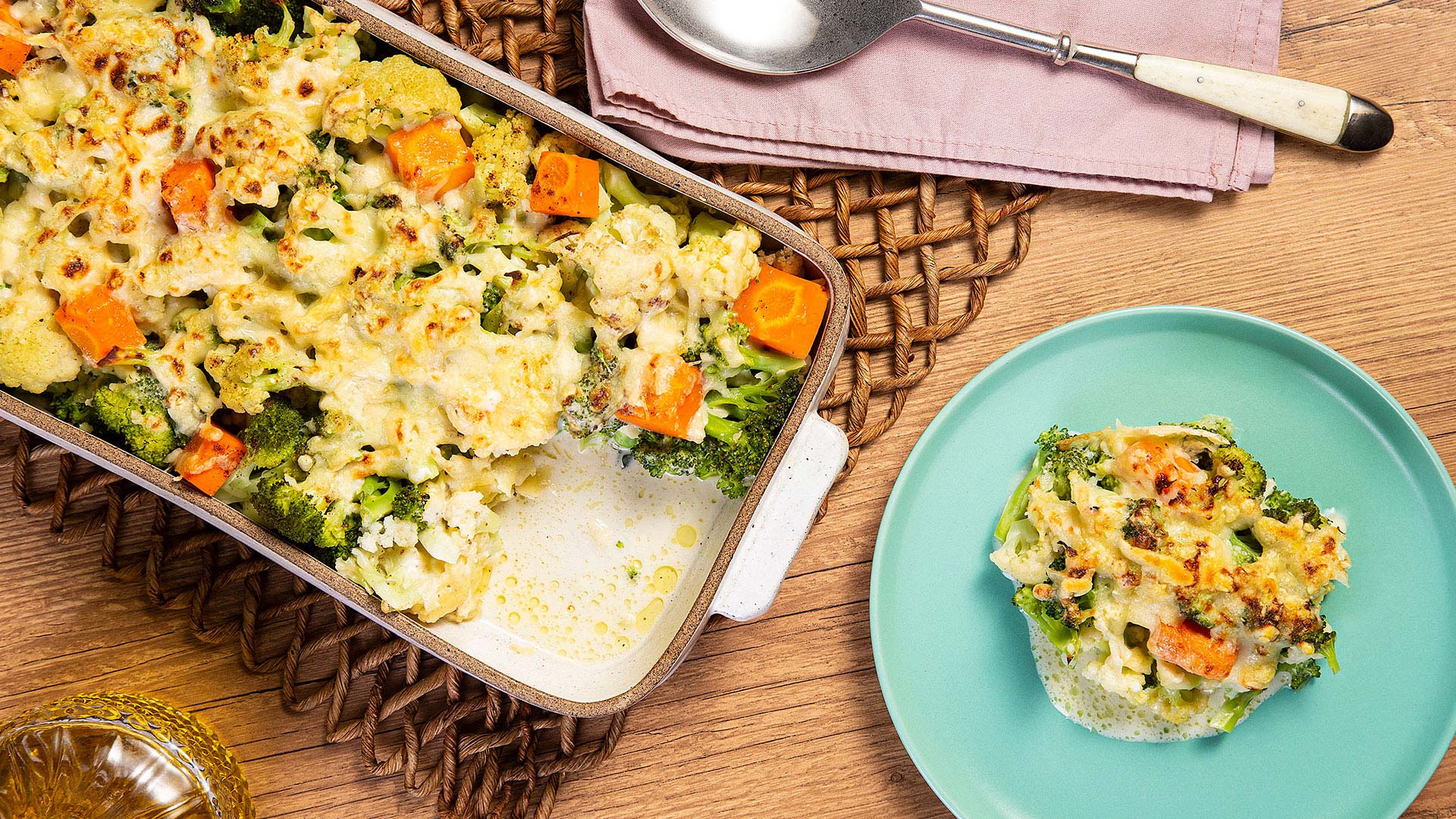 como fazer legumes gratinados