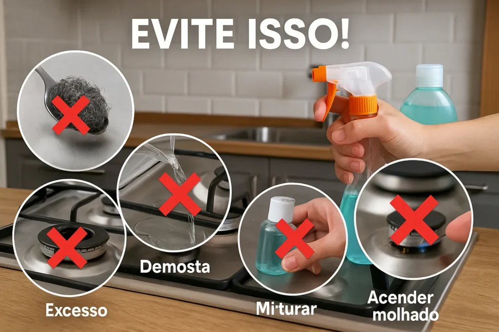 como fazer limpar fogo