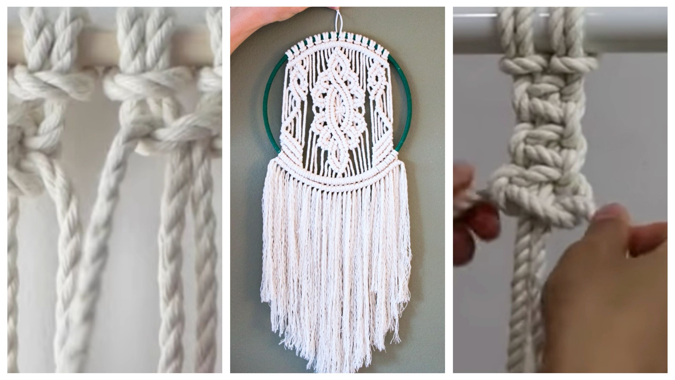 técnica de macramê para iniciantes