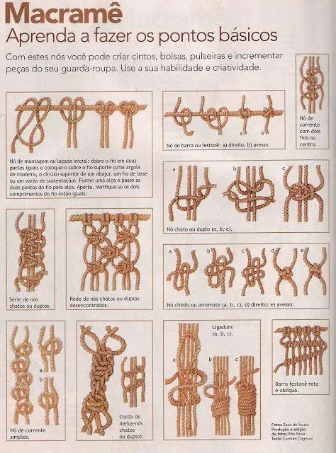como fazer macramê passo a passo
