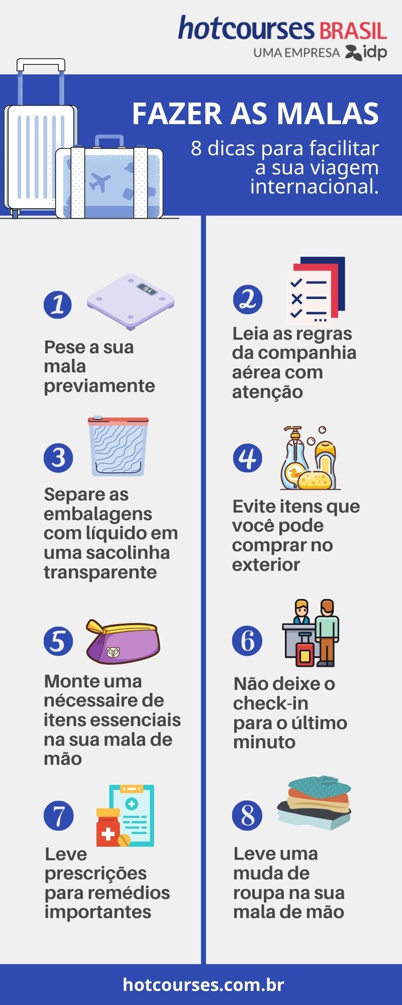 o que levar na mala de viagem checklist essencial