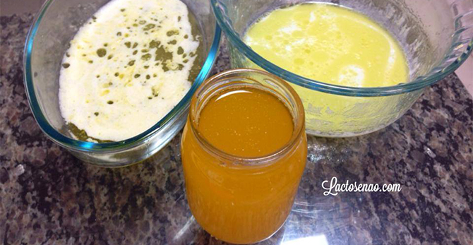 como fazer manteiga ghee