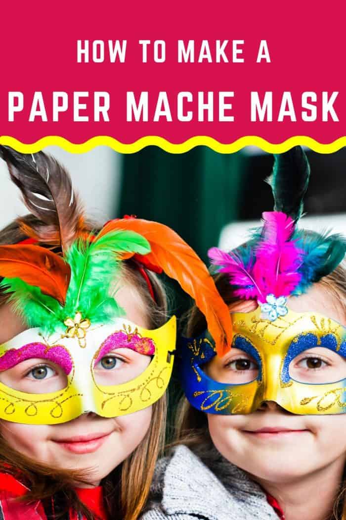 como fazer mascara de papel machê passo a passo