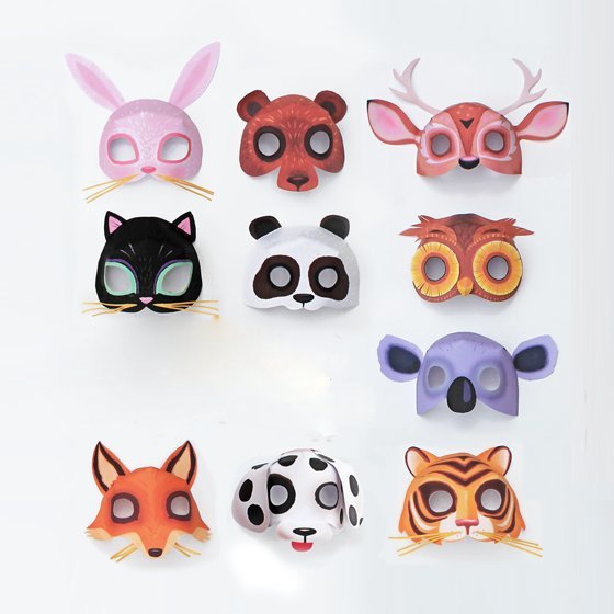 como fazer máscara de papel machê