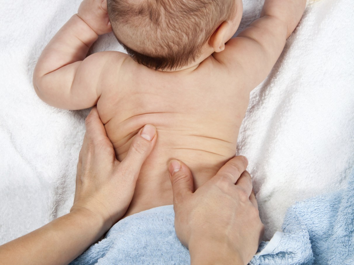 massagem Shantala para recém nascidos