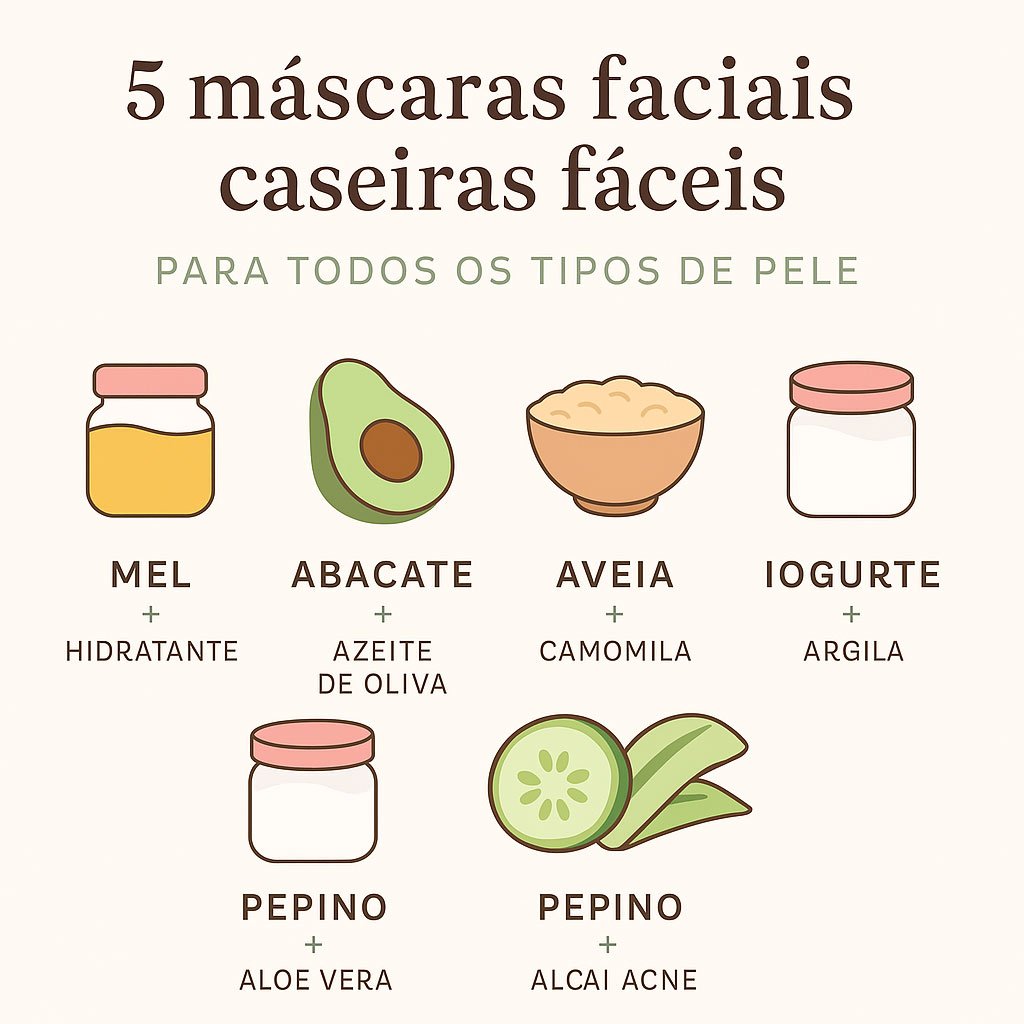 como fazer mscara facial caseira para pele seca
