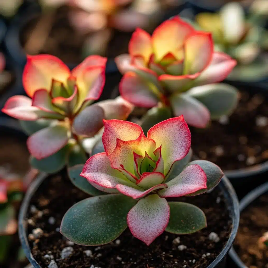mudas de rosa do deserto em agua
