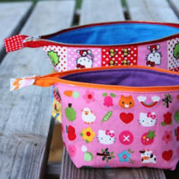 como fazer necessaire de tecido