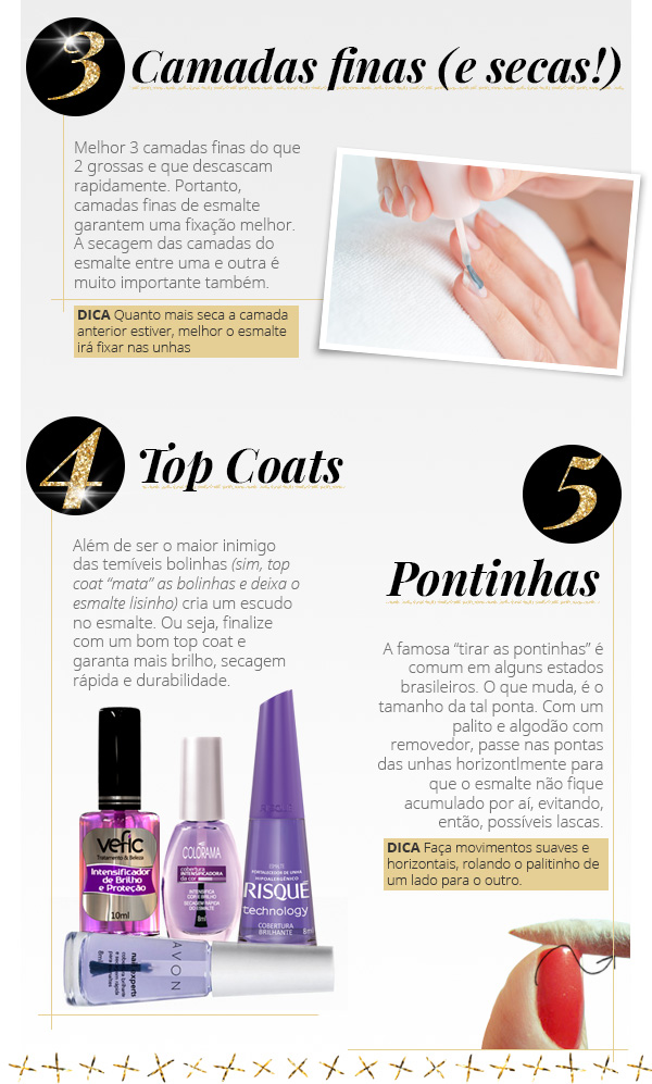técnicas de esmaltação para longa duração