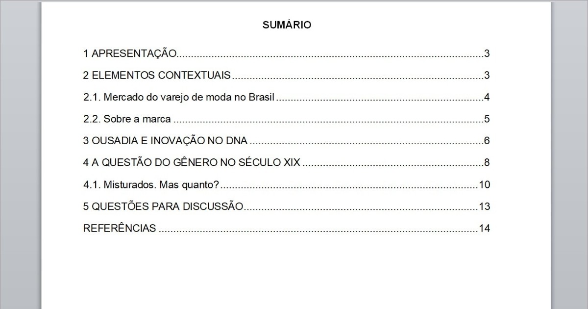 Guia Completo da NBR 6027: Tudo sobre o Sumário ABNT