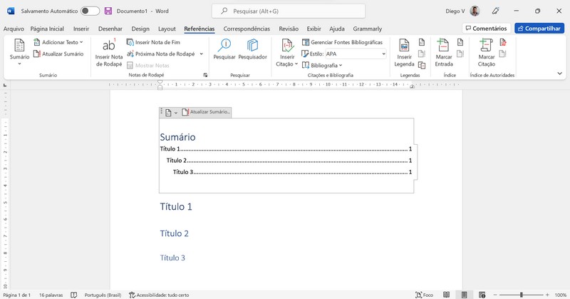 Como Formatar Títulos e Subtítulos para o Sumário ABNT