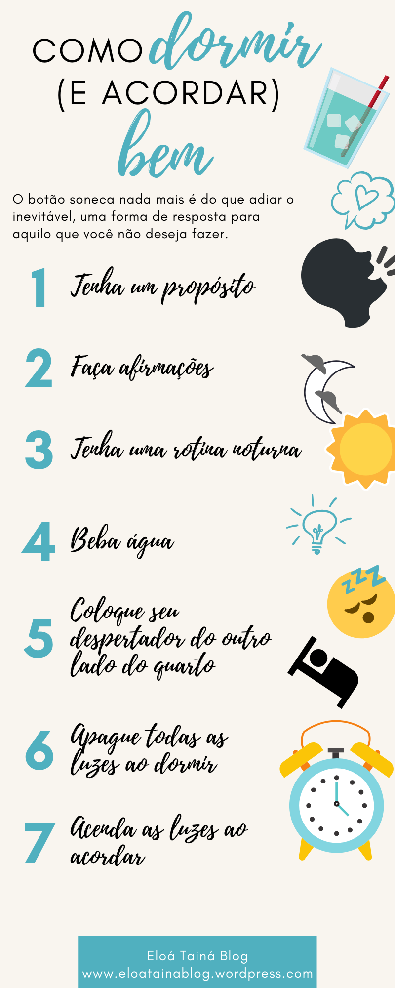 higiene do sono para acordar cedo