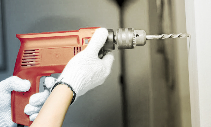 como fazer para furar parede