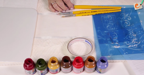 Guia Completo dos Pincéis para Pintura em Tecido