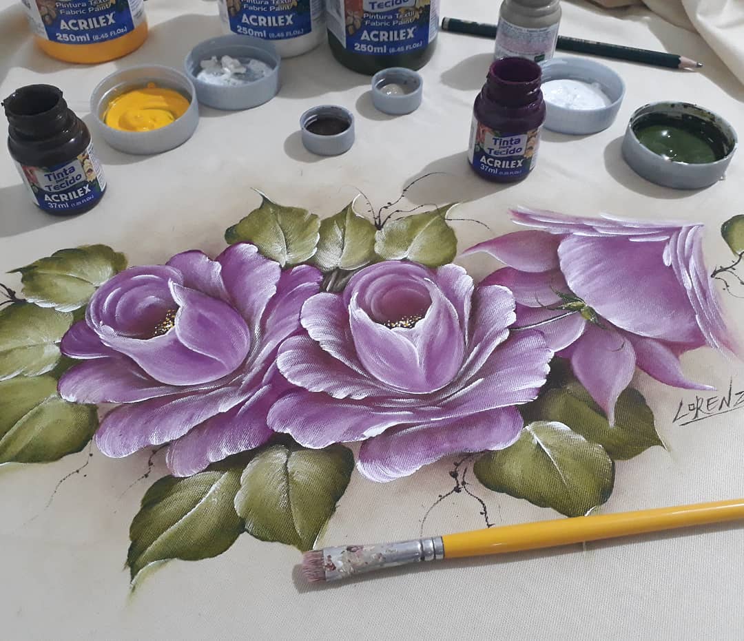 como fazer pintura em tecido para iniciantes