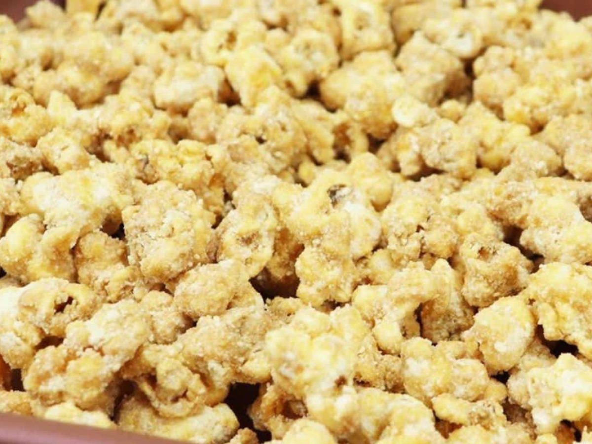 como fazer pipoca doce com açucar