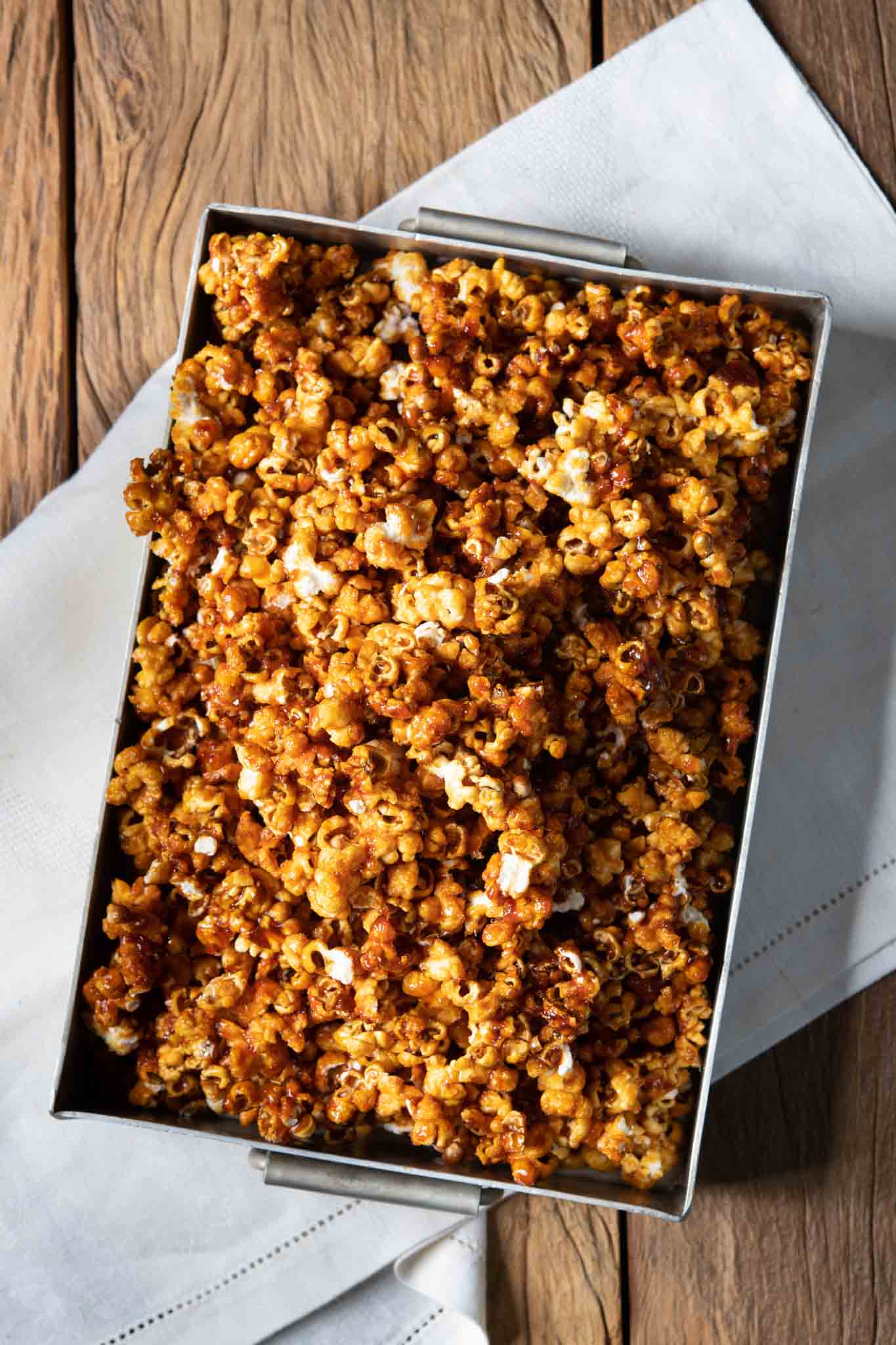 receita pipoca doce crocante caramelo