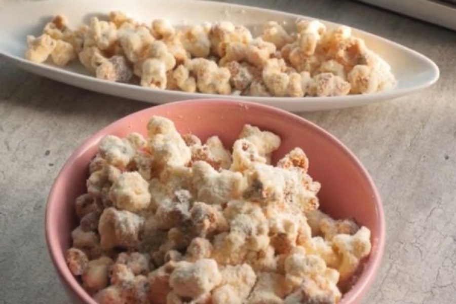 como fazer pipoca doce com açucar