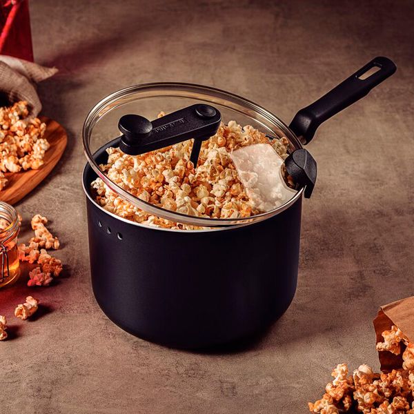 como fazer pipoca doce na pipoqueira de fogão