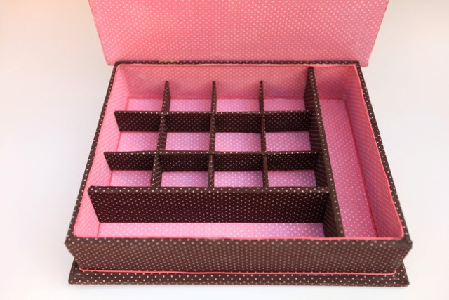 diy porta joias reciclado caixa de pizza