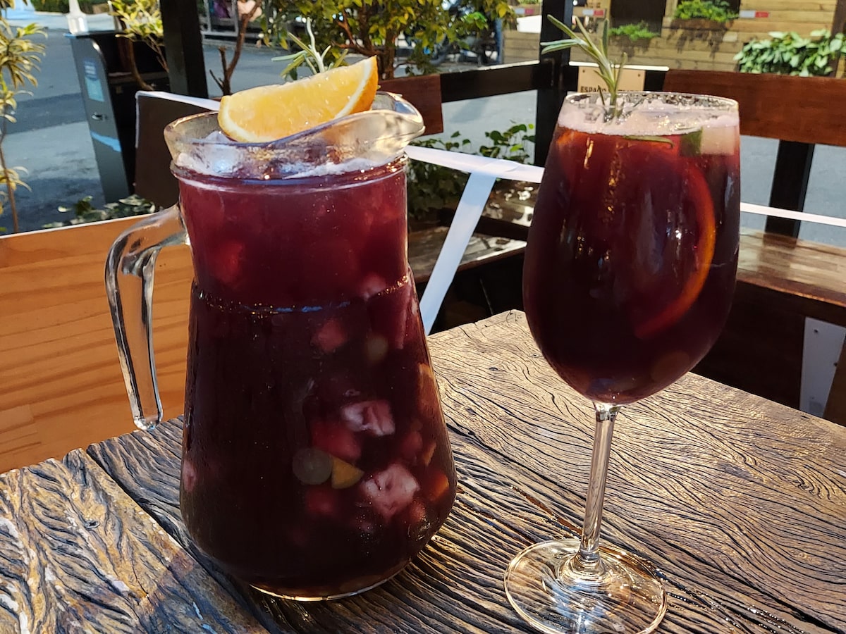 melhor sangria com frutas