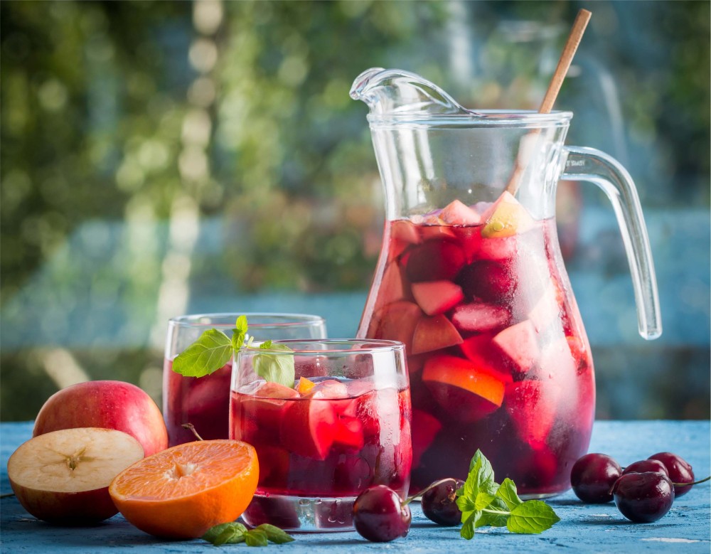 melhor sangria com frutas