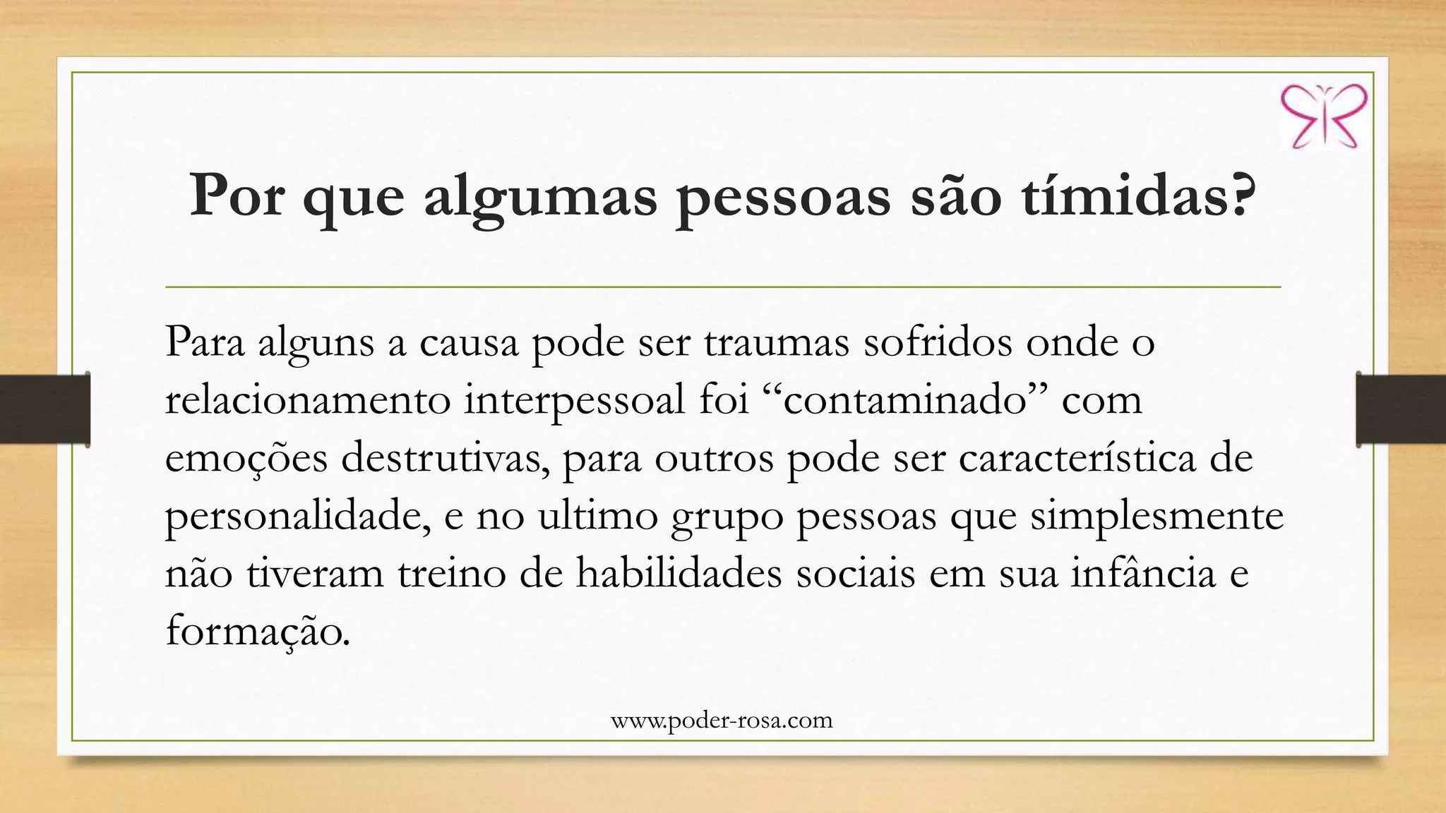 como deixar de ser tímido e ser mais sociável