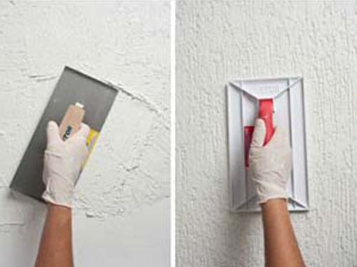 como fazer textura na parede